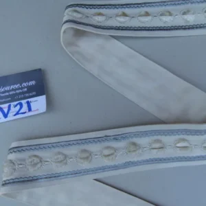 39 Ev21 Scalamandre Velvet Bead Tape 1.75yard