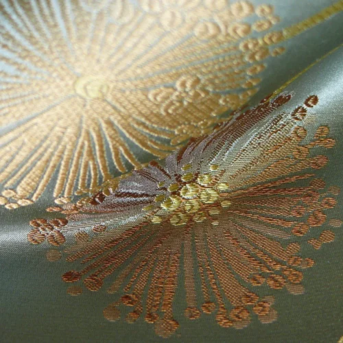 P1130553C by yard 100% Silk Lampas Satin Mod Branch Tree "Cloud"