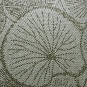 P1290909 Brunschwig & Fils Del Lago Tropical Print On Speckled Chenille Bty #387