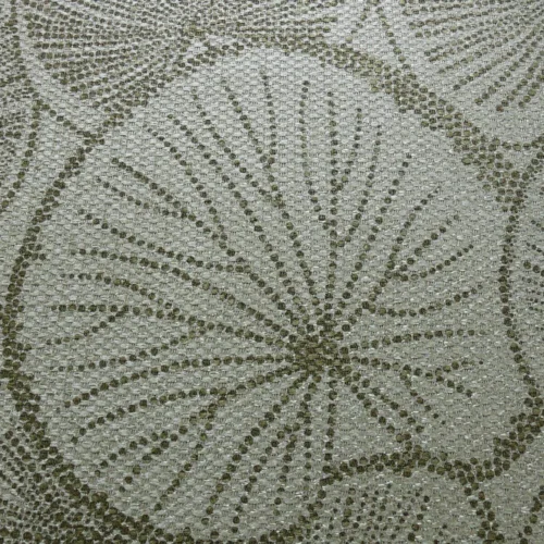 P1290909 Brunschwig & Fils Del Lago Tropical Print On Speckled Chenille Bty #387