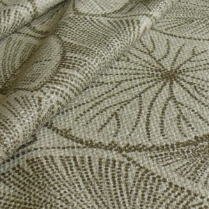 P1290919 Brunschwig & Fils Del Lago Tropical Print On Speckled Chenille Bty #387