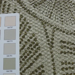 P1290920 Brunschwig & Fils Del Lago Tropical Print On Speckled Chenille Bty #387