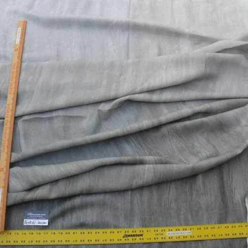 1 Berkbox41 Scalamandre Length Arashi Asphalt Gray  2.4yard 54”w