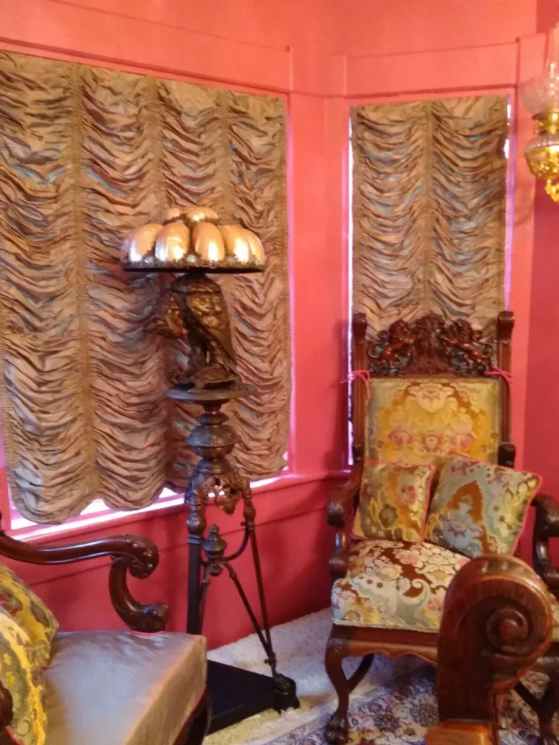 Scalamandre Opaline Flame Austrian Shades 9 Sewing Only: Custom Sewing & Design--- Drapery Panels With Lining