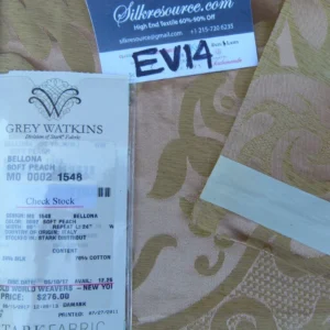 P1080422 14 Ev14 Scalamandre Sample Square Bellona Soft Peach