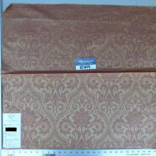 P1080423 15 Ev14 Scalamandre Sample Square Brahms Damask Gold