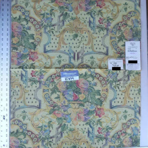 P1080431 18 Ev14 Scalamandre Sample Square Watteau Green