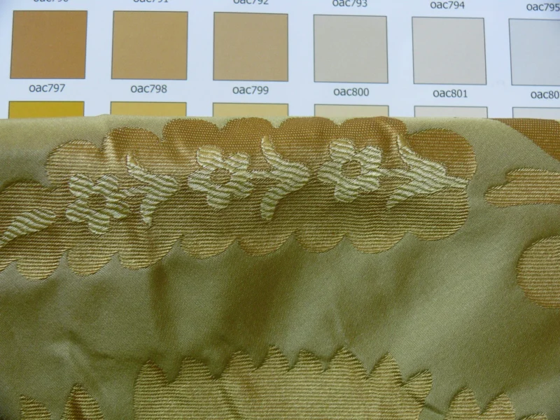 by yard 100%silk Lampas Tulip Fan Damask 536 "willow" Pale Green Silver Gold Bty MSRP USD296/y!