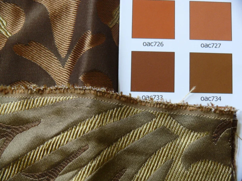P1120919 100% Silk Lampas Tulip Faf Damask 536 "sumatra" Brown Charcoal Silver Gold Bty MSRP USD296/y!