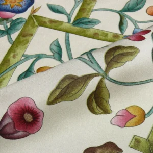 P1160903 Clarence House Coromandel Chinoiserie Hand Print Multi On Cream 1vr