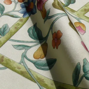 P1160904 Clarence House Coromandel Chinoiserie Hand Print Multi On Cream 1vr