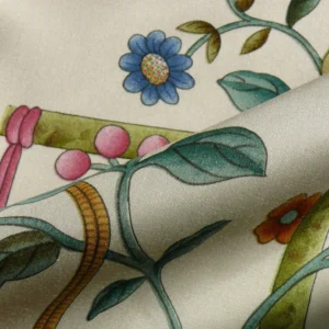 P1160906 Clarence House Coromandel Chinoiserie Hand Print Multi On Cream 1vr