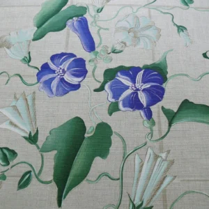 P1200119 Brunschwig & Fils Glorious Morning Linen Print Darker Natural 4.5yds Morning Glory Trellis (copy)
