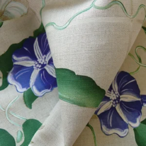 P1200120 Brunschwig & Fils Glorious Morning Linen Print Darker Natural 4.5yds Morning Glory Trellis (copy)