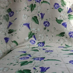 P1200135 Brunschwig & Fils Glorious Morning Linen Print Darker Natural 4.5yds Morning Glory Trellis (copy)