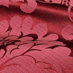 IMG_3228 High End Veranda Renaissance Damask 100% Silk Ruby Red Crimson