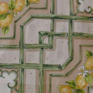 P1170349 Tyler Hall "lemoncello" Lemon Tree Yellow Green Bamboo Lattice Orangery Citrus Topiary