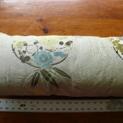 P1580013 PILLOW KRAVET IMPERIAL KIMONO 24X11" 100% SILK LAMPAS MSRP0/YD #1483