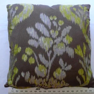 P1580569 Scalamandre Pillow Case Square Solid Silk Green 19x19 inches 6-Ev49