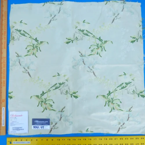 P1020503 18 Berkbox49 Scalamandre Square Brocart De Lyon Silk Lampas Multicolor On Ivory MSRP USD 1000/yard
