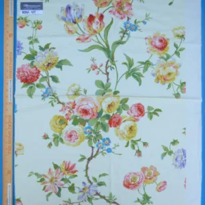 25 Berkbox49 Scalamandre Square Floral Cotton MSRP USD 200+
