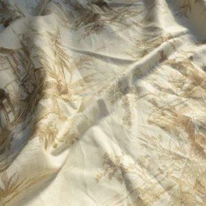 17 Berkbox50 Scalamandre Square 2.4yd Voyage En Chine Beige Chinoiserie Asian Garden Elephant MSRP USD 388/Yard