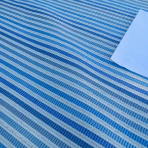 P1100669.jpg Scalamandre Clyfford Stripe Ivory/blue White Small Scale Silk Stripe MSRP USD 542