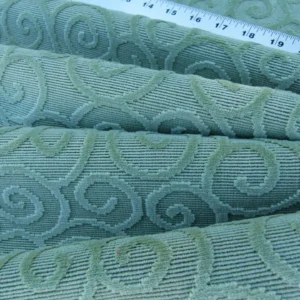 P1100768.jpg 0.77Yard Scalamandre Broche Lyon II Creme Silk Floral Cream Beige MSRP USD 1087/y