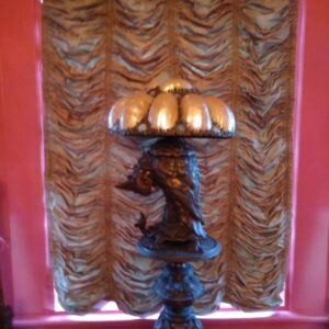 Scalamandre Opaline Flame Austrian Shades 3 Bty Scalamandre Opalino "seaglass" 100% Silk MSRP USD 212