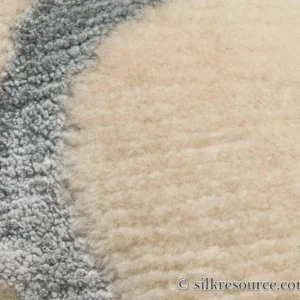 Fort20Valley20Antique20White204.jpg Stark Fort Valley Antique White 3x5' Hand-knotted Wool Rug Blue Antique White Modern Medallion MSRP USD 741