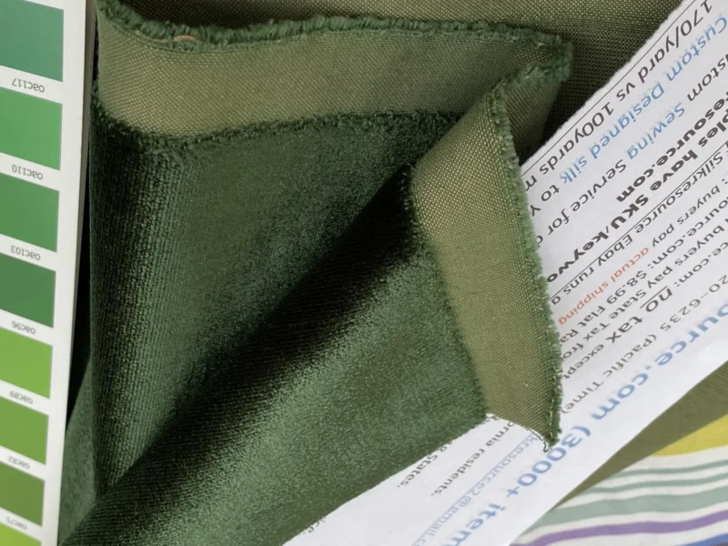 IMG_0550 King's Silk Velvet Deep Emerald Green Heavy Duty! Highest Quality MSRP USD 700+/Y