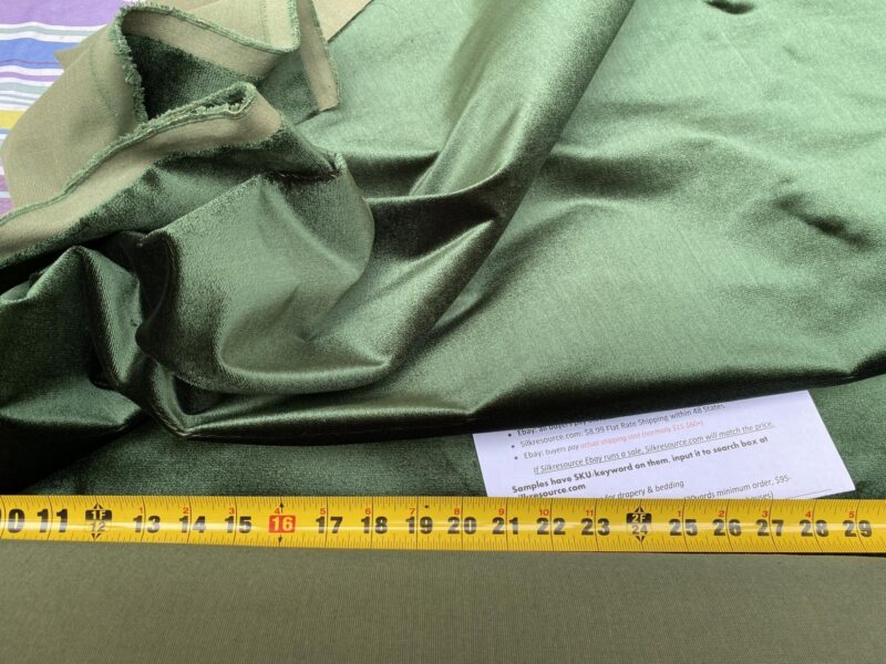 IMG_0552 King's Silk Velvet Deep Emerald Green Heavy Duty! Highest Quality MSRP USD 700+/Y