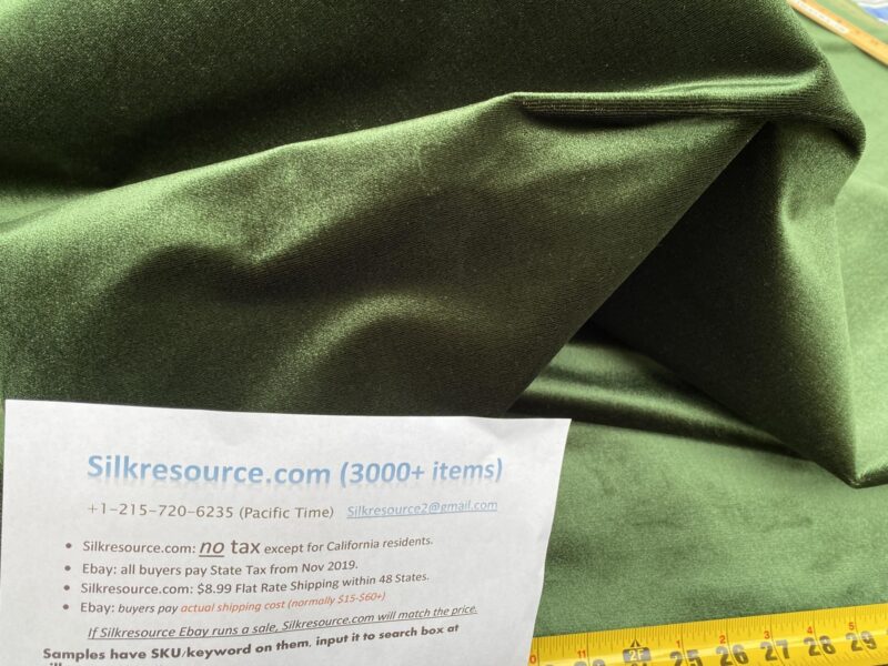 IMG_0554 King's Silk Velvet Deep Emerald Green Heavy Duty! Highest Quality MSRP USD 700+/Y