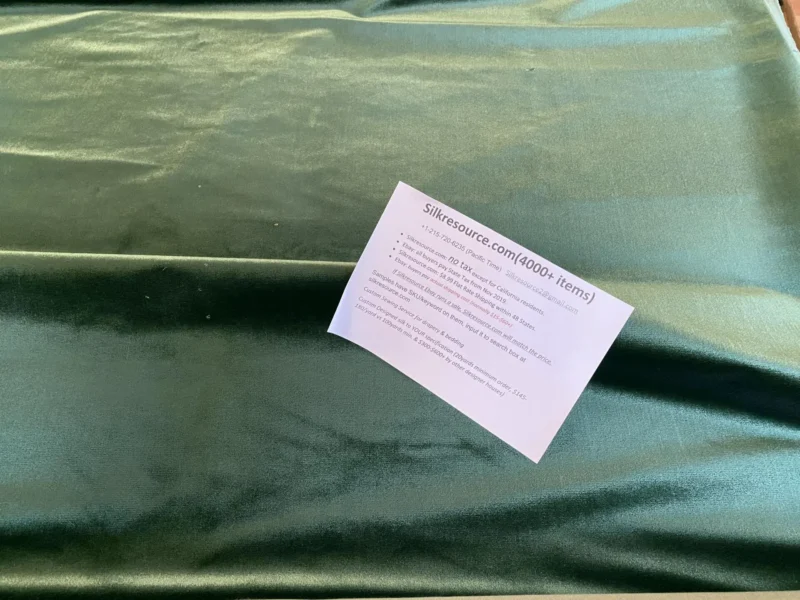 IMG_0587 King's Silk Velvet Deep Emerald Green Heavy Duty! Highest Quality MSRP USD 700+/Y