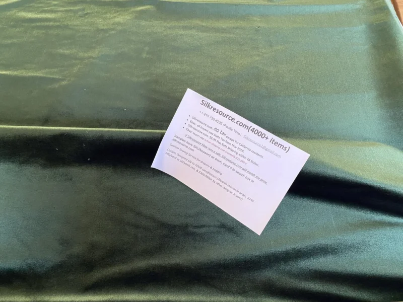 IMG_0588 King's Silk Velvet Deep Emerald Green Heavy Duty! Highest Quality MSRP USD 700+/Y