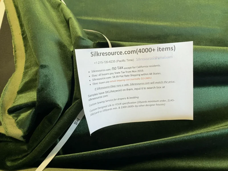IMG_0591 King's Silk Velvet Deep Emerald Green Heavy Duty! Highest Quality MSRP USD 700+/Y