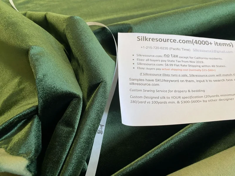 IMG_0592 King's Silk Velvet Deep Emerald Green Heavy Duty! Highest Quality MSRP USD 700+/Y