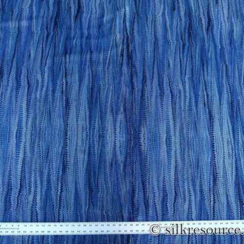 P1100185.jpg Scalamandre Ebru Silk Weave Bluestone Marbled Paper Silk Jacquard Texture Deep Blue Black Ocean MSRP USD 424/Y