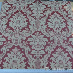 P1100379.jpg American Silk Mills Celtic Ogee Diamond Lattice Black On Crimson Red by American Silk Mills