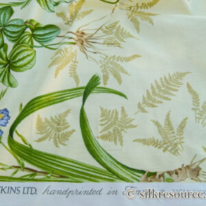 Scalamandre Le Jardin Du Bonheur Yellow Realistic Botanical Drawing And Painting. MSRP USD 612/y