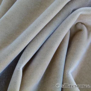 P1110226.jpg 0.8Y Scalamandre Folio Bisque Superb Silk Velvet With Cuddly Silk Pile Yet Durable! brown MSRP USD 566/y Minor defects