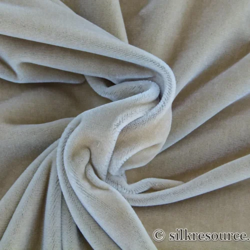 P1110228.jpg Scalamandre Folio Bisque Superb Silk Velvet With Cuddly Silk Pile Yet Durable!brown MSRP USD 566/y