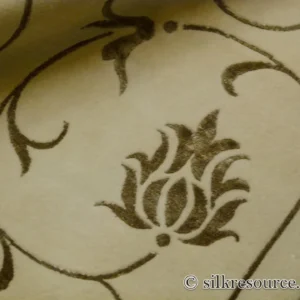 P1110415.jpg Stark Endicott Silver 5x8' Silk Wool Hand-knotted Rug Medallion Damask MSRP USD 4550