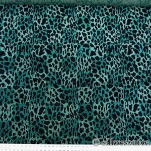 By Yard Scalamandre Leopard Square Greens Linen Velvet Animal Skin Plaid Green Check Super Heavy MSRP USD 424/y