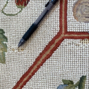IMG_4741 Stark BARENTU SILVER  Diamond Barratta Collection Leopard Deer Bird Flora Zoology 100% Wool 5x9' MSRP USD2300