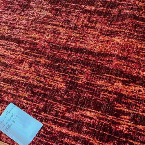 Stark CORUM MAROON Deep Red Orange Pink Raspberry Rust Iridescent Abstract Rain Forest Landscape 8x10' Rug MSRP USD11500