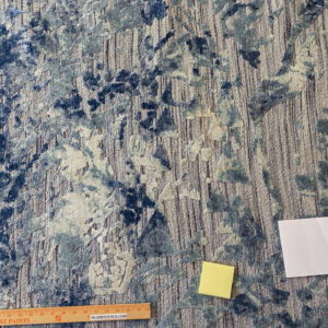 IMG_4913 Stark Cedartown Light Slate Grey Modern Blue Grey Rug Medallion Hand Knotted - 100% Silk - 9x12' MSRP USD16250