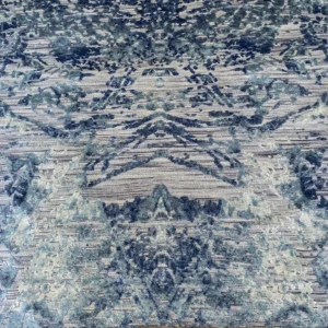 IMG_4926 Stark Cedartown Light Slate Grey Modern Blue Grey Rug Medallion Hand Knotted - 100% Silk - 9x12' MSRP USD16250