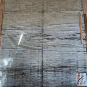 IMG_4957 Stark Cedartown Light Slate Grey Modern Blue Grey Rug Medallion Hand Knotted - 100% Silk - 9x12' MSRP USD16250