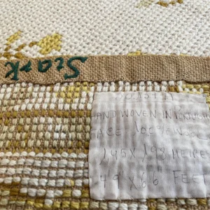 IMG_5082 Stark Holiday City Berkeley in Almond Cream Natural Yellow Gold Handwoven in Portrugal Wool 4'9" x 6'6" MSRP USD1600